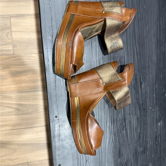 Unlisted Brown Chunky Heel Slingback - Picture 2 of 6